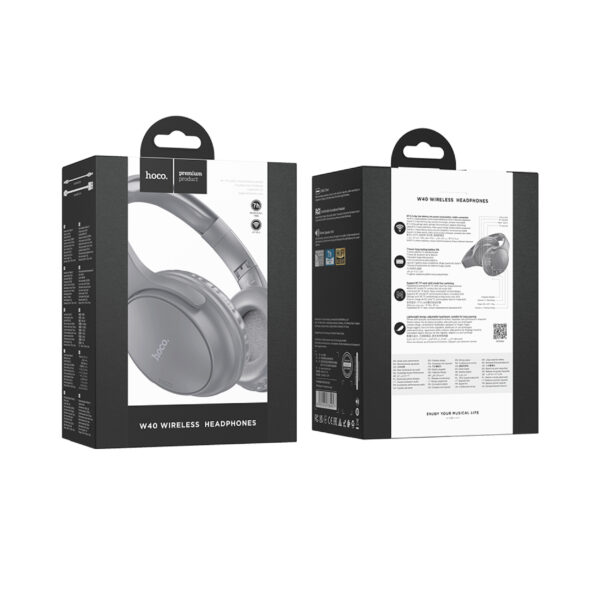 Hoco W40 Mighty BT headphones - Gray