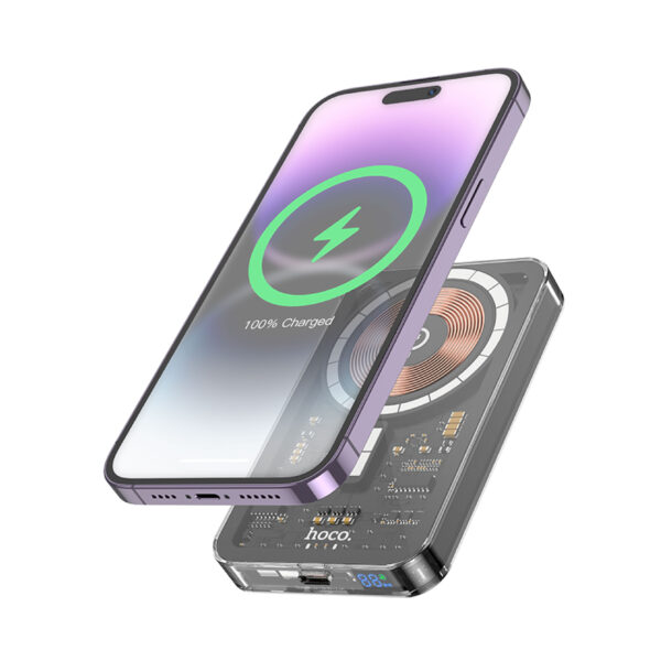 Hoco Q14 Ice Crystal PD20W Magnetic Fast Charging Power Bank 5,000 mAh