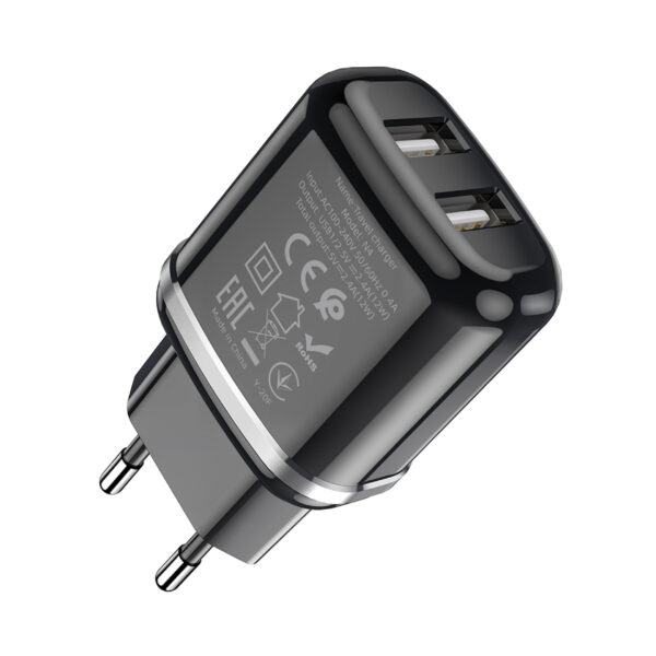 Hoco N4 Aspiring Dual Port Charger, EU