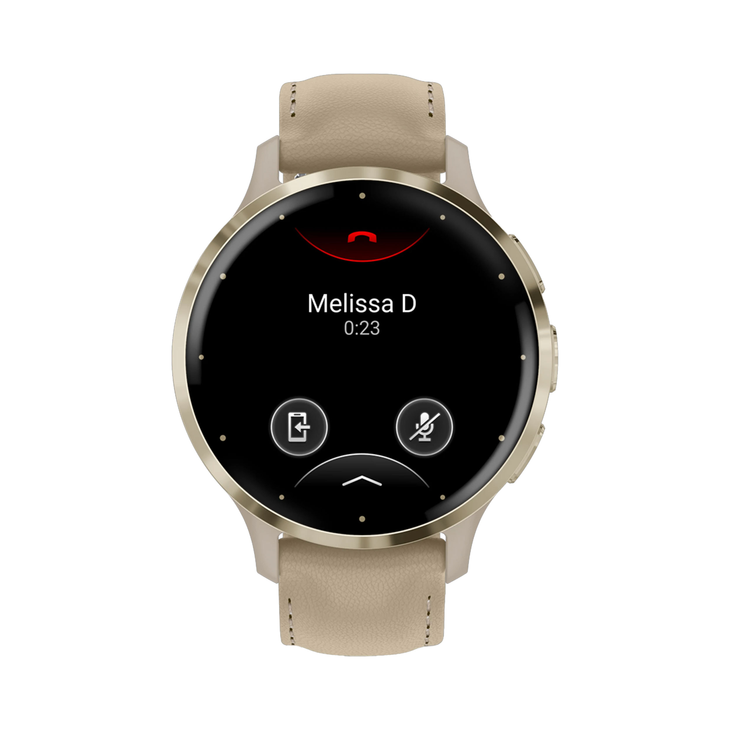 Garmin Venu 3S Running GPS Smartwatch Leather Band