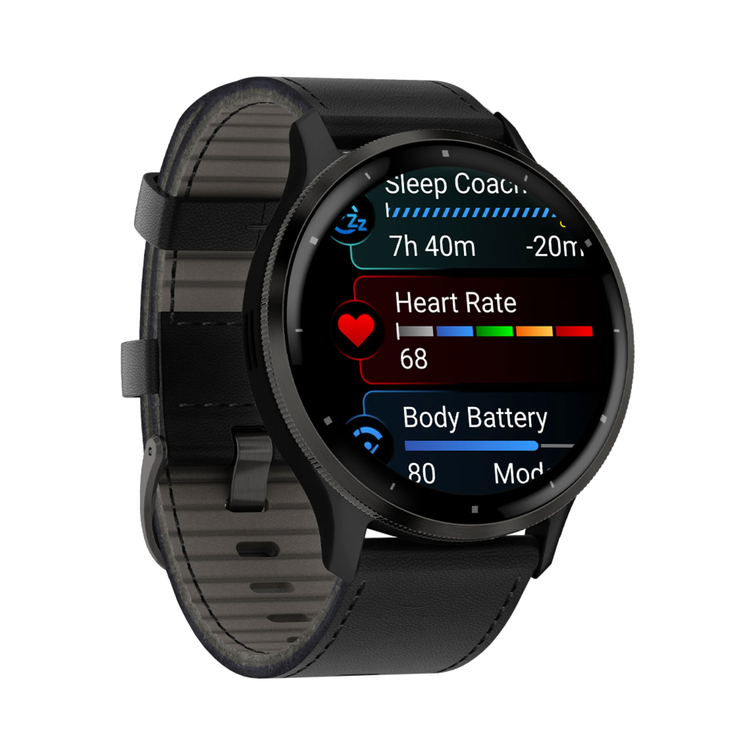 Garmin Venu 3 Smartwatch Leather Band