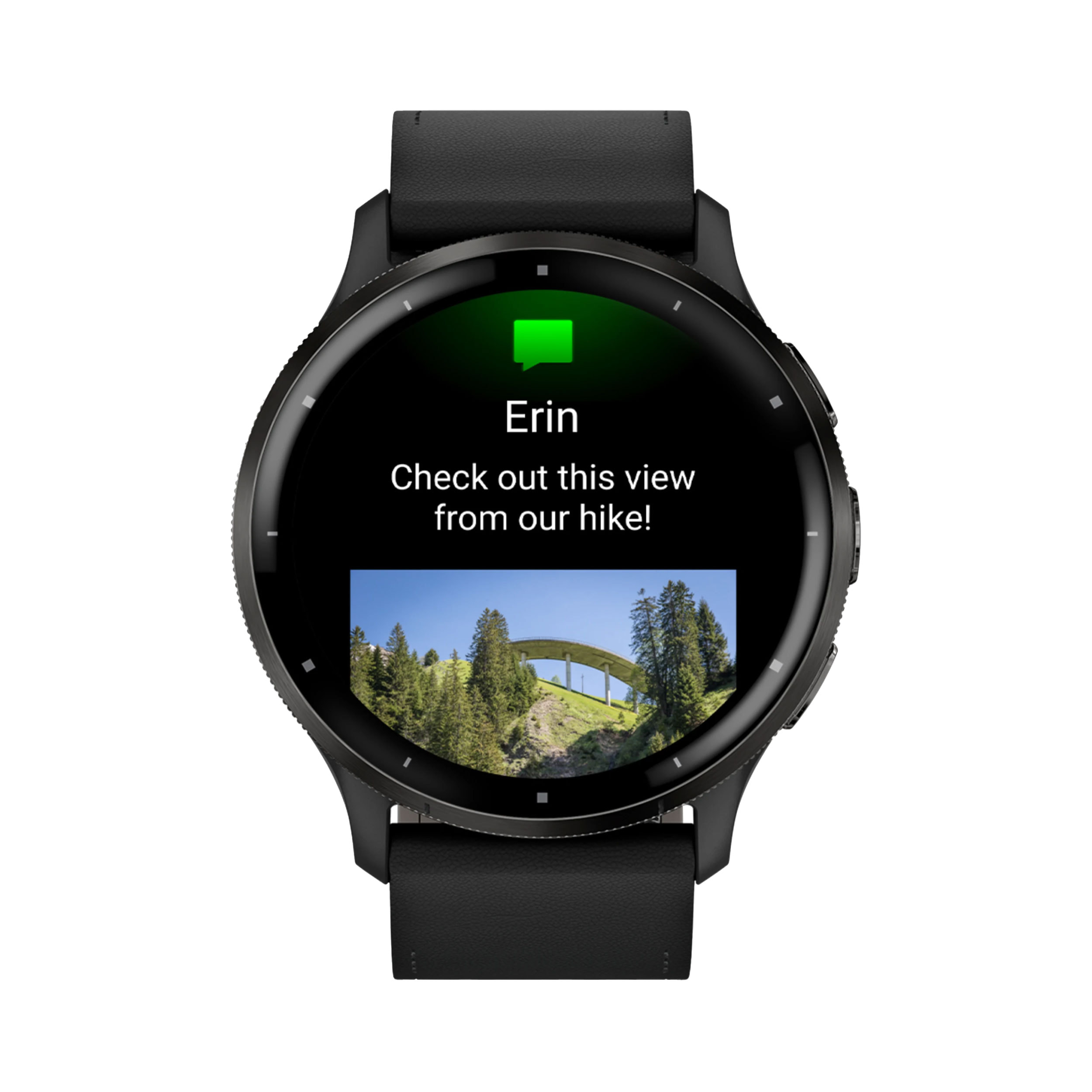Garmin Venu 3 Smartwatch Leather Band