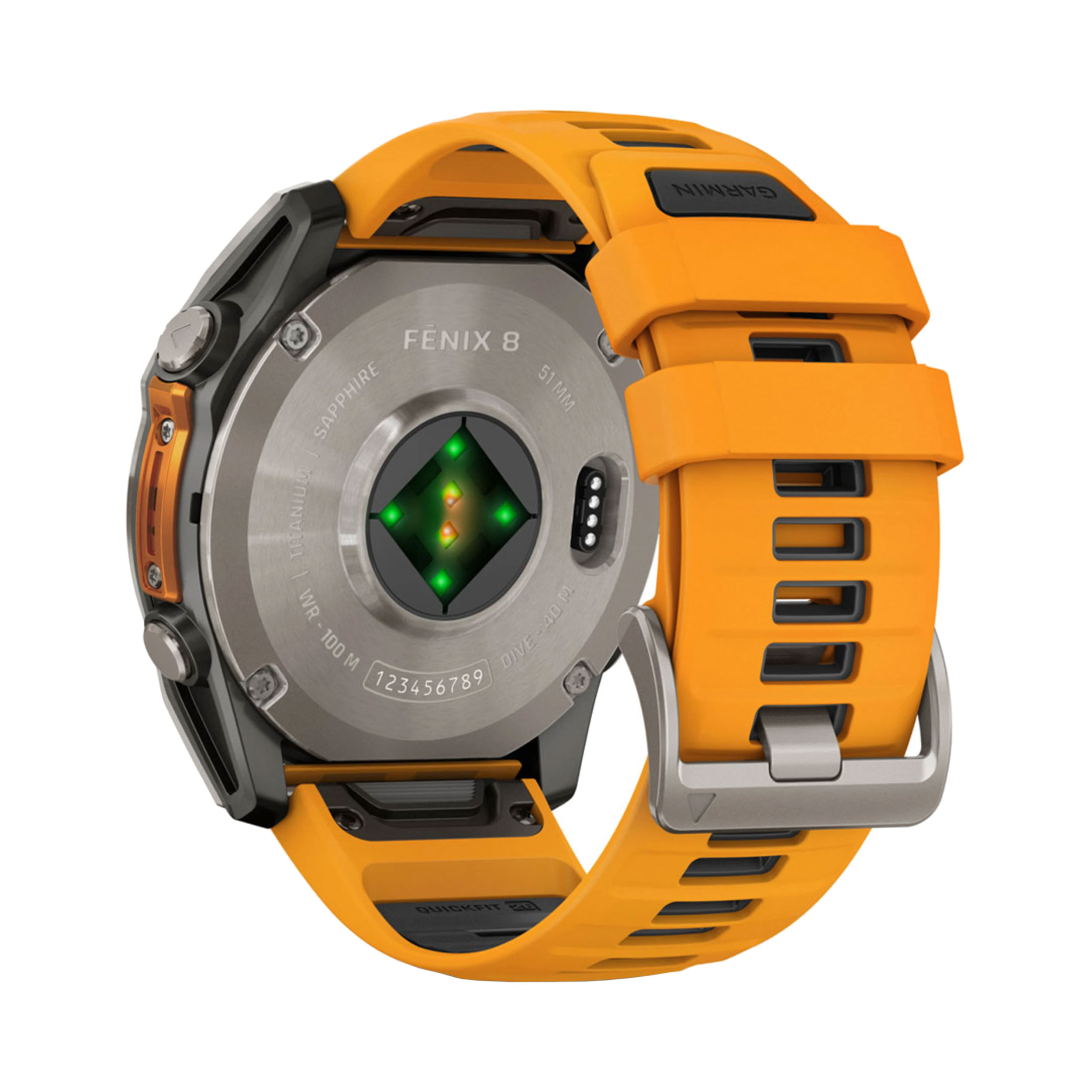 Garmin fēnix® 8 – 51 mm, AMOLED - Orange